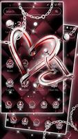 Romantic Transparent Heart Launcher Theme capture d'écran 3