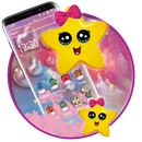 Cute Yellow Star Emoji Theme APK