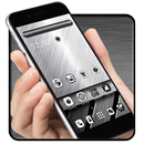 Black Silver Metal Launcher APK