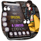 Quotes Message Launcher Zeichen