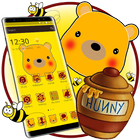 Cuteness Yellow Pooh Bear Theme icono