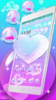 Love Heart Bubble Theme capture d'écran 2