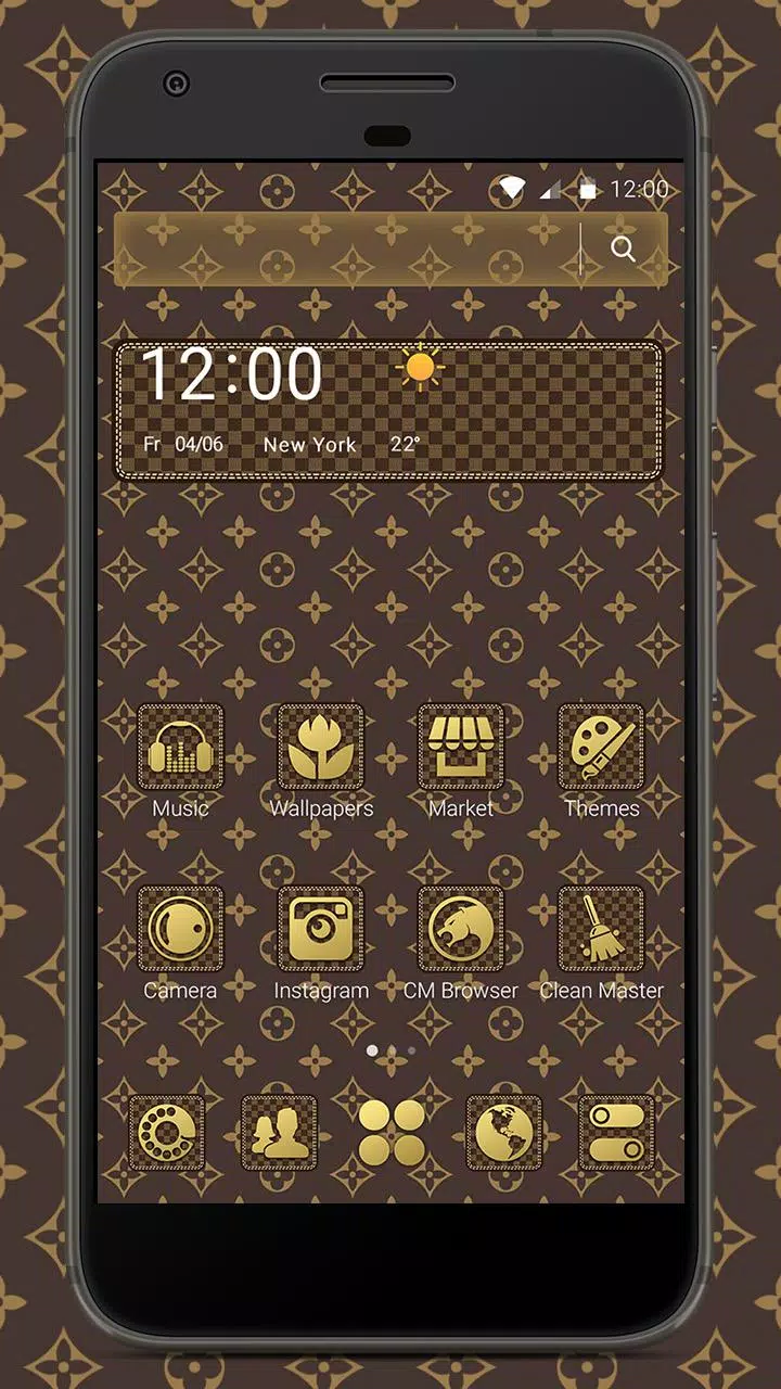 Luxury Leather LV Theme APK for Android Download