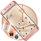 Rose Gold Mettle Finish Theme icône