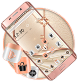 Rose Gold Mettle Finish Theme أيقونة