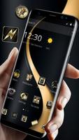 Gold Curving Luxury Business Theme تصوير الشاشة 1