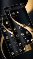 Gold Curving Luxury Business Theme تصوير الشاشة 2