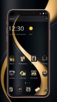 Gold Curving Luxury Business Theme تصوير الشاشة 3
