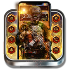Army Soldier Gun Theme simgesi