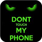 Green Dont Touch My Phone Theme Zeichen