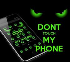 Green Dont Touch My Phone Theme Ekran Görüntüsü 3
