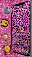 Pink Leopard Skin Theme تصوير الشاشة 1