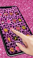 Pink Leopard Skin Theme تصوير الشاشة 2