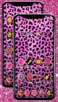 Pink Leopard Skin Theme تصوير الشاشة 3