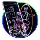 Neon Light Dancing Theme icon