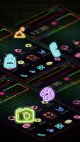 برنامه‌نما Neon Light Wall Theme عکس از صفحه