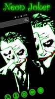 Green Neon Joker Theme Affiche