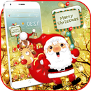 Thème Golden Santa Claus APK