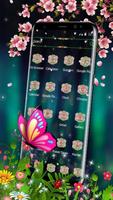 아름다운 나비 응원 꽃 테마 Theme 스크린샷 2