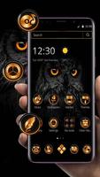 Black Wild Owl Theme-poster