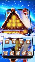 Winter Old Cottage Theme syot layar 1