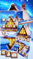 Winter Old Cottage Theme syot layar 3