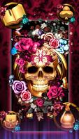 Colorful Floral Skull Theme Ekran Görüntüsü 2