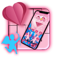 Romantic Lovely Cupid Launcher Theme