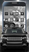 Black Rover Car Sport SUV Affiche