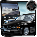 Black 7 E38 Bumer Criminal Car Theme aplikacja