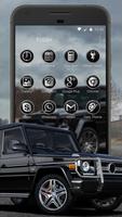 Gangster G55 Gelik Black Brabus Car Theme captura de pantalla 2