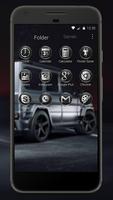 Black Silver GELIK Luxury Brabus Theme Poster