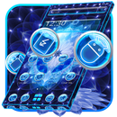 Blue Alien Technology Launcher Theme APK