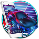 Neon Black Racing Sports Car Theme APK