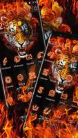 Flaming Tiger Theme تصوير الشاشة 2