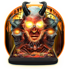 Lava Devil Skull Launcher Theme icon