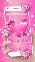 Gleaming Pink Heart Theme💗 ảnh chụp màn hình 1