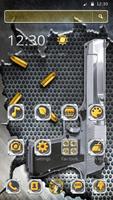 برنامه‌نما Cool Gun Bullet Launcher Theme عکس از صفحه
