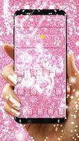 Pink Diamond Glitter Theme Affiche