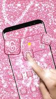 Pink Diamond Glitter Theme captura de pantalla 1