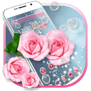 Beautiful Pink Rose Theme🌷 APK