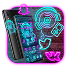 Neon Music Launcher Theme🎧 APK