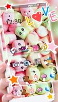 Cute Marshmallow Cartoon Theme for android free تصوير الشاشة 3