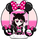 Pink Minnie girl bow Theme APK