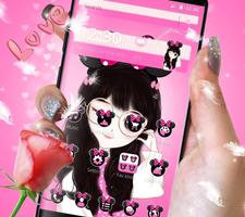 Pink Minnie girl bow Theme capture d'écran 3