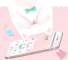 Pink Fluffy Cute Kitty Theme 截图 3