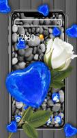 Blue Stone Heart Thème Diamant capture d'écran 3