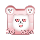 Cute Little White Bear 圖標