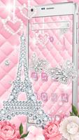 Pink Diamond Eiffel Tower Theme💎🌹 স্ক্রিনশট 2