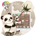 Cute panda love theme